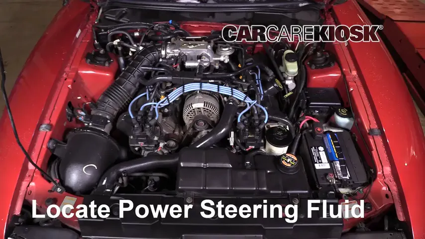 1998 Ford Mustang GT 4.6L V8 Convertible Power Steering Fluid